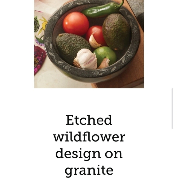 Princess House Black and Gray Mortar and Pestle Set - Picture 7 of 7